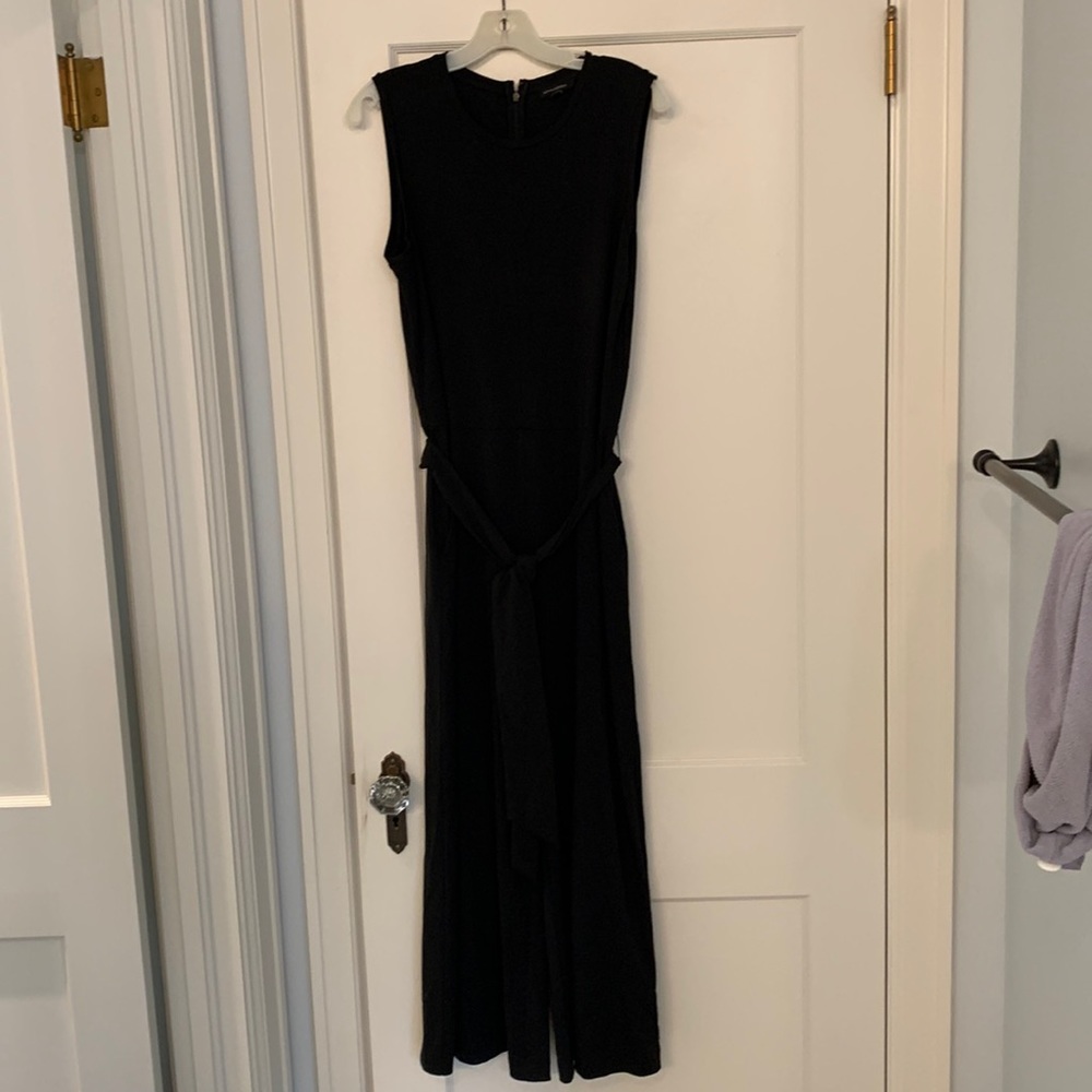 Banana Republic black wide leg jumpsuit
